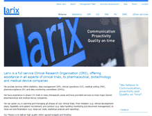 Tablet Screenshot of larix.dk