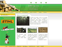 Tablet Screenshot of larix.pl